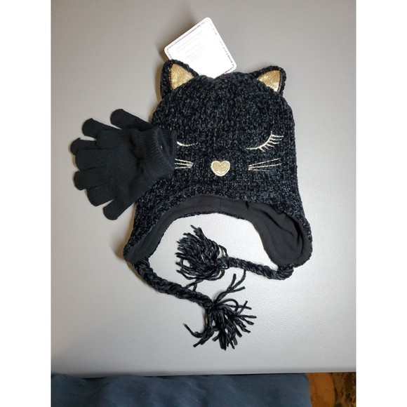 Love2design girls cat and gloves set( Macy's ) - Picture 1 of 5